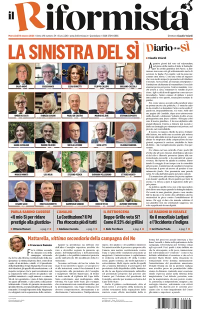 Quotidiano del 18 Marzo 2026