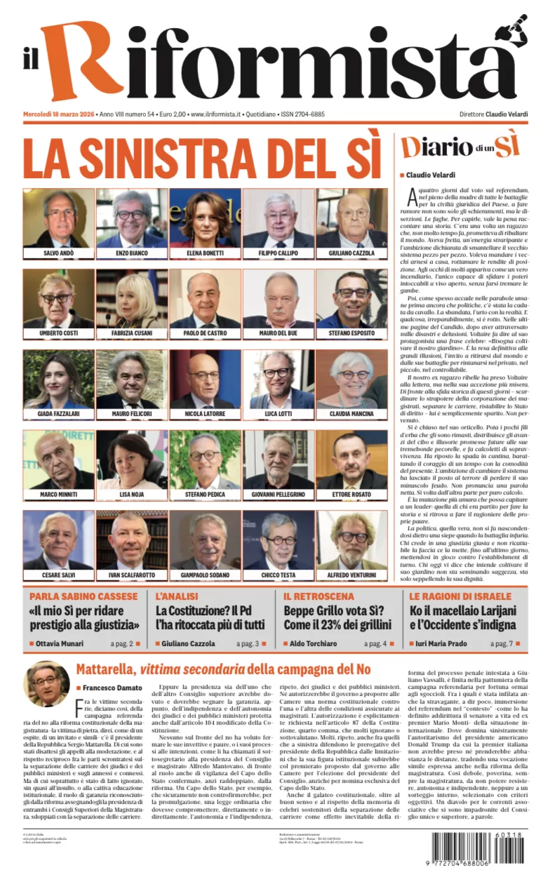 Quotidiano del 18 Marzo 2026