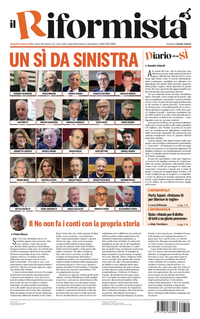 Quotidiano del 19 Marzo 2026