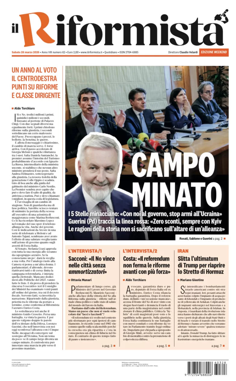 Quotidiano del 28 Marzo 2026