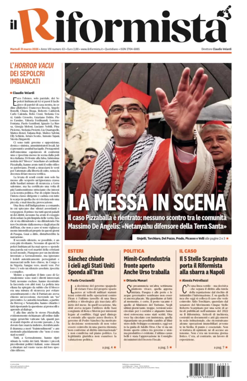 Quotidiano del 31 Marzo 2026