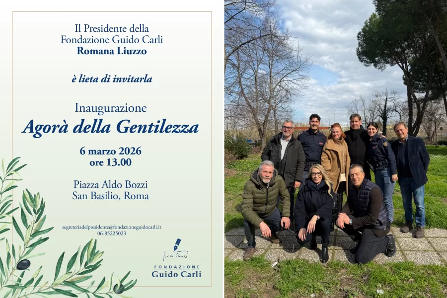 Roma, a San Basilio nasce la prima Agorà della Gentilezza. Il 6 marzo l’inaugurazione del progetto “Caivano 3” con Fondazione Guido Carli