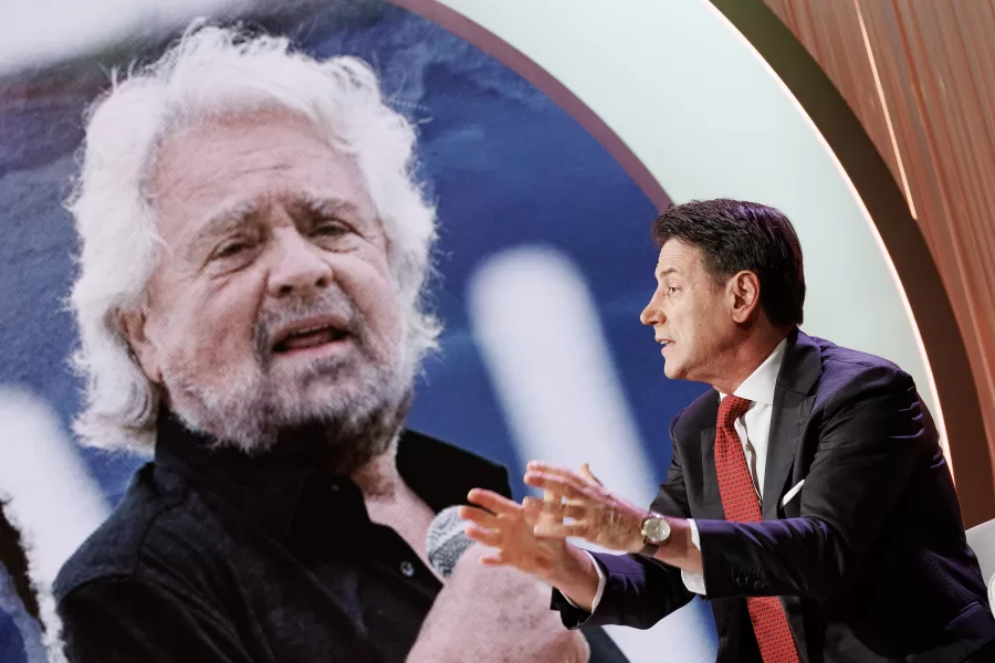 Il presidente del M5S Giuseppe Conte negli studi della Rai durante la trasmissione “Cinque minuti”, Roma, Martedì, 1 Ottobre 2024 (Foto Roberto Monaldo / LaPresse)

President of the Five Star Movement Giuseppe Conte in the Rai studios during the tv program “Cinque minuti”, Rome, Tuesday, October 1, 2024 (Photo by Roberto Monaldo / LaPresse)