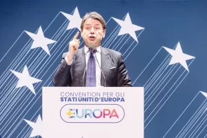 GIuseppe Conte M5S in occasione della iniziativa di +EUROPA ‘ Convention per gli Stati Uniti d’ Europa’. Roma, Sabato 28 Marzo 2026  (photo by Mauro Scrobogna / LaPresse)

GIuseppe Conte M5S on the occasion of the +EUROPA initiative ‘Convention for the United States of Europe’. Rome, Sarurday March 28 2026 (photo by Mauro Scrobogna / LaPresse)