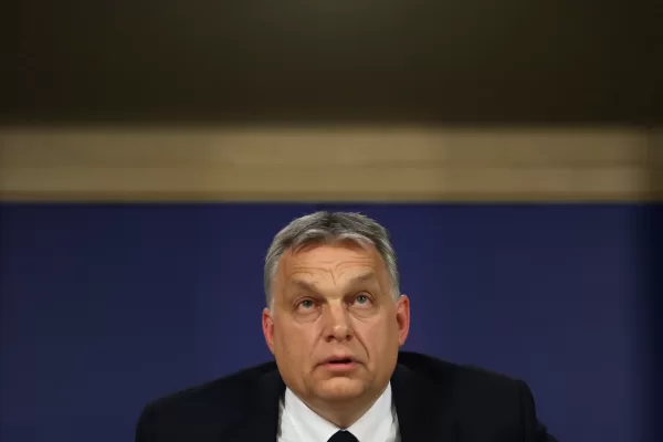 FILE -Hungarian Prime Minister Viktor Orban talks to journalists during a news conference following an European People’s Party meeting at the European Parliament in Brussels, March 20, 2019. (AP Photo/Francisco Seco, File)





Associate Press/ LaPresse
Only Italy and Spain
