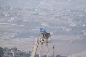 An United Nations flag waves on the top of a tower in a base of the United Nations peacekeeping forces in Lebanon (UNIFIL) at the Israeli-Lebanese border as seen from northern Israel, Thursday, Nov. 28, 2024. (AP Photo/Leo Correa)


Associated Press/LaPresse