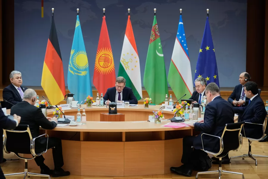 German Foreign Minister Johann Wadephul speaks during a meeting with the Foreign Ministers of Central Asian countries Turkmenistan, Tajikistan, Kyrgyzstan, Uzbekistan and Kazakhstan, at the Foreign Ministry in Berlin, Germany, Wednesday, Feb. 11, 2026. (AP Photo/Ebrahim Noroozi)





Associate Press/ LaPresse
Only Italy and Spain