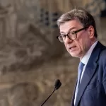 Il Ministro delleconomia Giancarlo Giorgetti