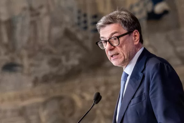Il Ministro delleconomia Giancarlo Giorgetti