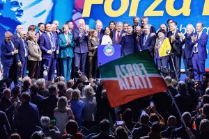 Foto Roberto Monaldo / LaPresse
24-02-2024 Roma
Politica
Congresso nazionale di Forza Italia
Nella foto Antonio Tajani e il gruppo dirigente di Forza Italia al termine del congresso

24-02-2024 Rome (Italy)
Politics
Forza Italia party national Congress
In the pic Antonio Tajani and all the members of Forza Italia party at the end of the congress