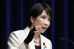 Japan’s Prime Minister Sanae Takaichi speaks during a news conference at the prime minister’s office in Tokyo, Japan, Wednesday, Feb. 18, 2026. (Kiyoshi Ota/Pool Photo via AP)





Associate Press/ LaPresse
Only Italy and Spain