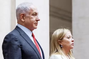 Foto Roberto Monaldo / LaPresse
10-03-2023 Roma 
Politica
Palazzo Chigi – Il Presidente del Consiglio Giorgia Meloni incontra il Primo Ministro dello Stato d’Israele Benjamin Netanyahu
Nella foto Benjamin Netanyahu, Giorgia Meloni

10-03-2023 Rome (Italy)
Politics
Prime Minister Giorgia Meloni meets the Prime Minister of Israel Benjamin Netanyahu
In the pic Benjamin Netanyahu, Giorgia Meloni