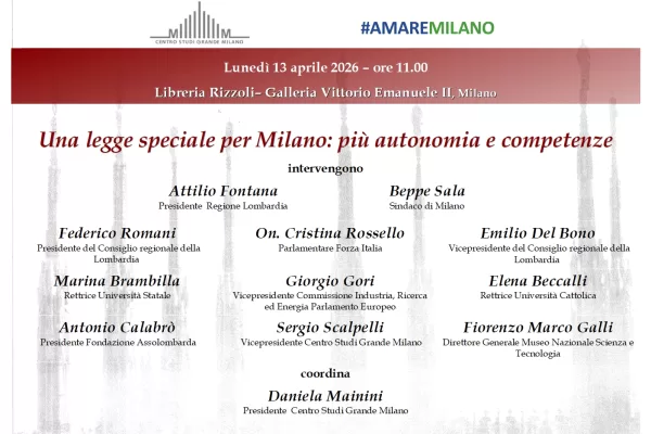 Milano è cresciuta troppo, ora serve una legge speciale che la avvicini a Roma Capitale Milano è cresciuta troppo, ora serve una legge speciale che la avvicini a Roma Capitale