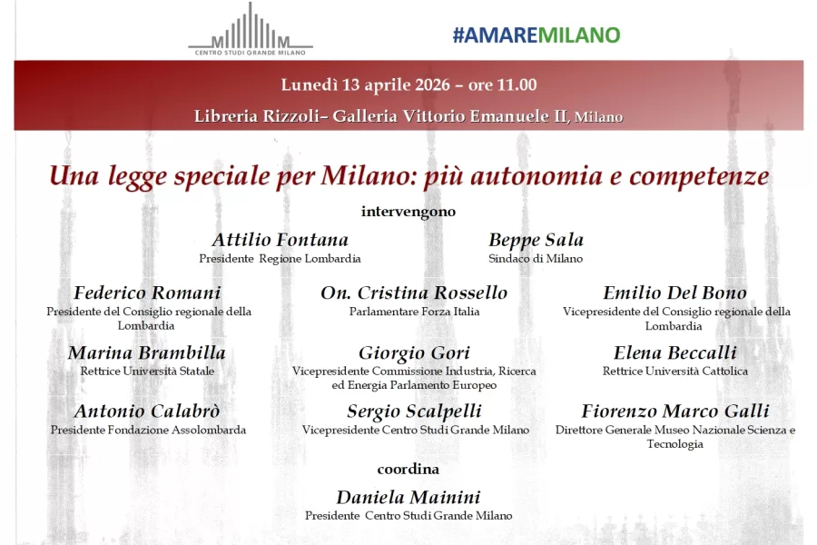 Milano è cresciuta troppo, ora serve una legge speciale che la avvicini a Roma Capitale