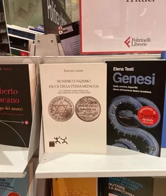 Polemica alla Feltrinelli di Milano, il libro “Sionismo e nazismo, due facce della stessa medaglia” finisce in bella vista