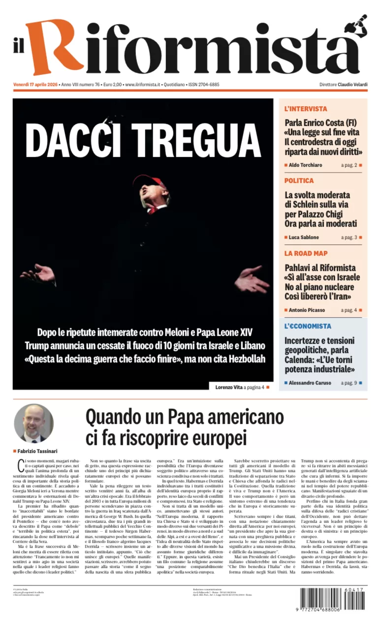Quotidiano del 17 Aprile 2026