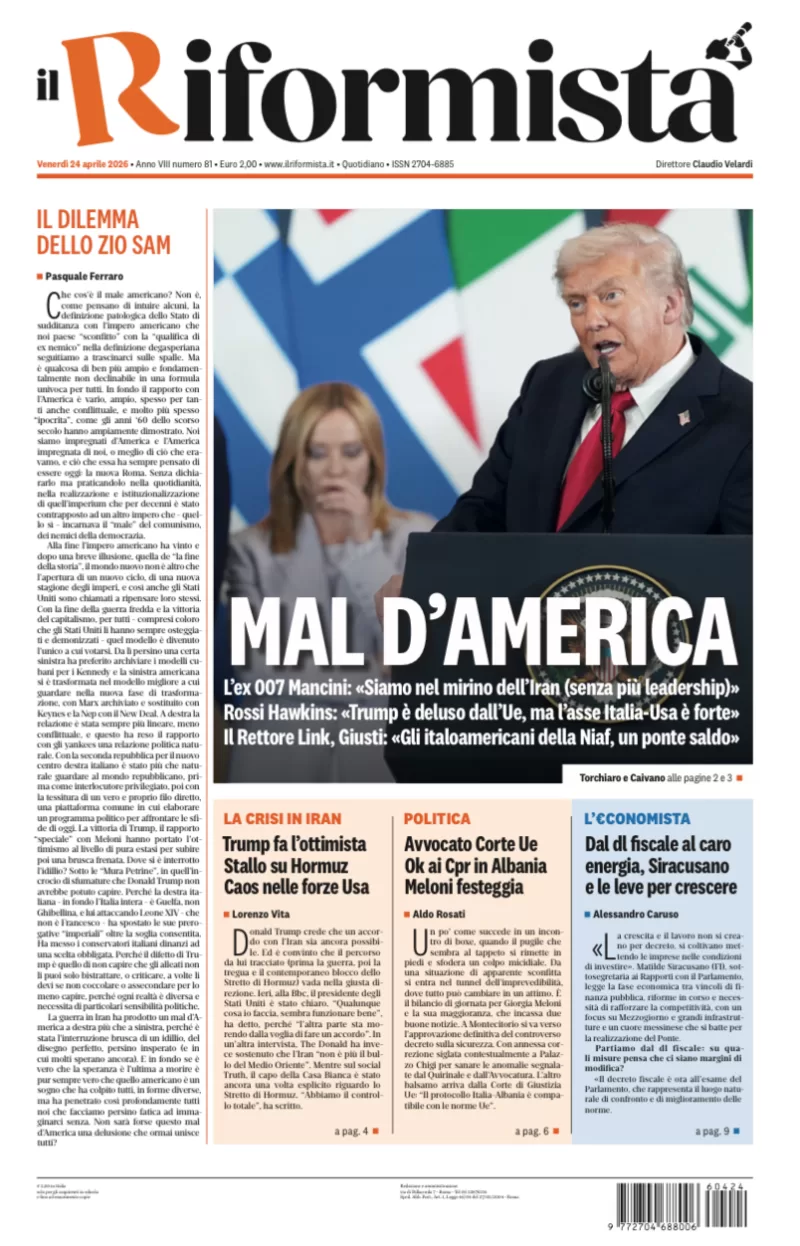 Quotidiano del 24 Aprile 2026