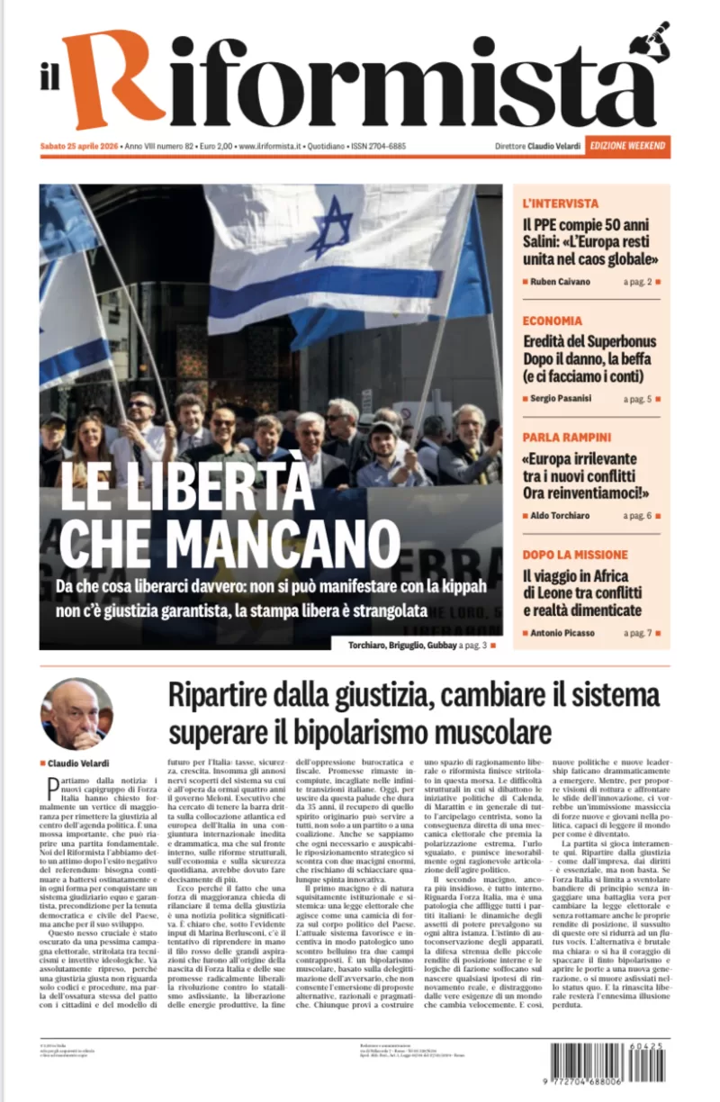 Quotidiano del 25 Aprile 2026