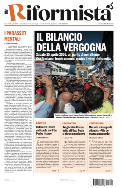 Quotidiano del 28 Aprile 2026