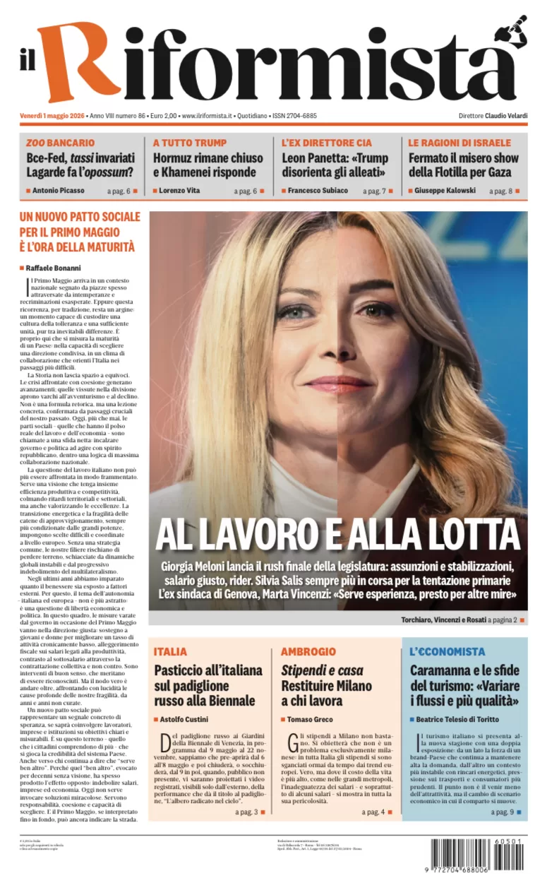 Quotidiano del 1° Maggio 2026