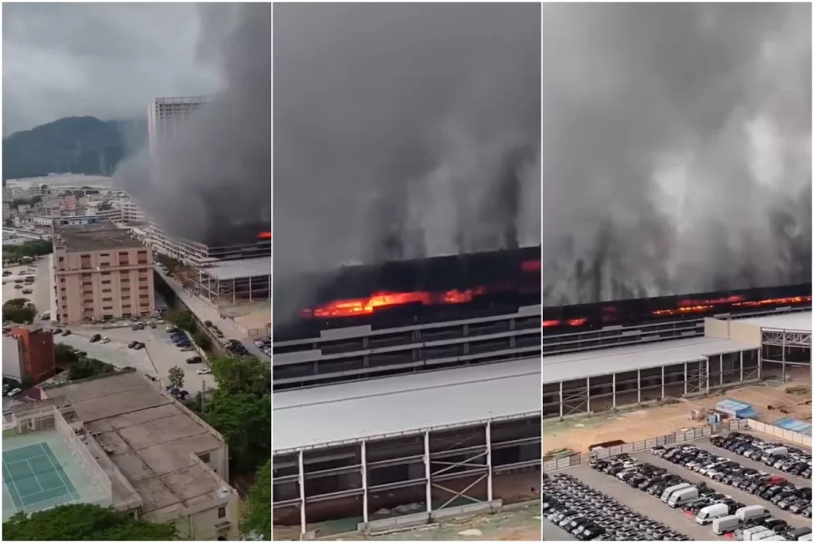 Fabbrica BYD in fiamme, disastro ambientale a Shenzhen