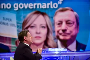 GIORGIA MELONI PRESIDENTE DEL CONSIGLIO, MARIO DRAGHI POLITICO, GIUSEPPE CONTE POLITICO