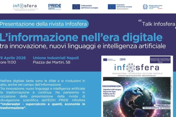 Presentazione della rivista Infosfera. L’informazione nell’era digitale: tra innovazione, nuovi linguaggi e AI