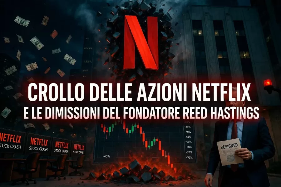Terremoto Netflix: si dimette Reed Hastings, crollano le azioni