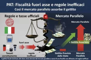 PAT, fiscalità fuori asse e regole inefficaci: così il mercato parallelo assorbe il gettito
