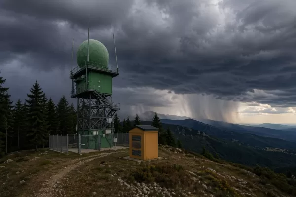Monitoraggio climatico, la Calabria “cieca” davanti ai fenomeni estremi: il radar di Monte Pettina Scura inattivo da mesi