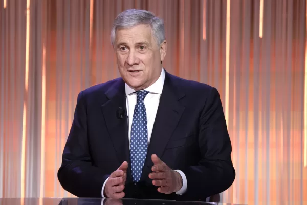 Il Ministro degli Esteri Antonio Tajani ospite della Trasmissione Cinque Minuti —Roma—Italia —Martedì 17 Marzo 2026 – Politica – (foto di Cecilia Fabiano/ LaPresse) ,

The Foreign Minister Antonio Tajani  guest at Five Minutes trasmission— Italy , March 17 , Tuesday  2026 – Politics  – (photo by Cecilia Fabiano/LaPresse)