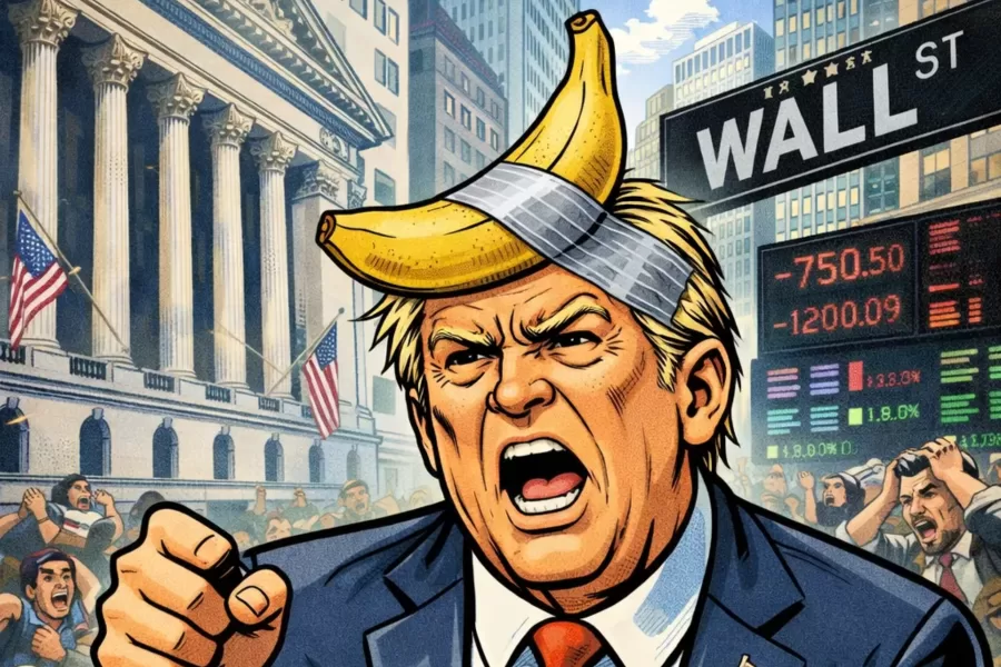 Trump e Cattelan, due picconatori da prendere sul serio