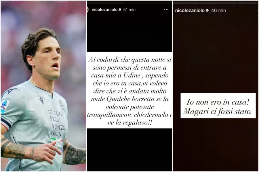 Rapina in casa di Zaniolo, il bottino dei banditi e il post social: “Codardi, magari fossi stato in casa…”