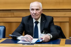 Gen. Vincenzo Camporini, in occasione della presentazione del libro di Federico Fabbrini ‘L’esercito europeo. Difesa e pace nell’era di Trump’. Camera dei Deputati, Roma, Lunedì 30 Marzo 2026  (photo by Mauro Scrobogna / LaPresse)

Gen Vincenzo Camporini, on the occasion of the presentation of Federico Fabbrini’s book “The European Army: Defense and Peace in the Trump Era.  Chamber of Deputies, Rome, Monday March 30 2026 (photo by Mauro Scrobogna / LaPresse)