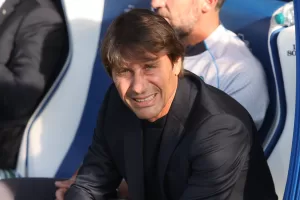 ComoÕs NapoliÕs head coach Antonio Conte during the Serie A soccer match between Como and Napoli at the Giuseppe Sinigaglia stadium in Como, north Italy – May 2, 2026 – Sport Soccer. (Photo by Antonio Saia/LaPresse) ComoÕs NapoliÕs head coach Antonio Conte during the Serie A soccer match between Como and Napoli at the Giuseppe Sinigaglia stadium in Como, north Italy – May 2, 2026 – Sport Soccer. (Photo by Antonio Saia/LaPresse)