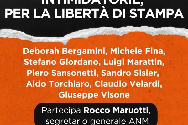 Bavaglio? No grazie. Il 14 maggio l’iniziativa di Riformista e Unità contro le querele temerarie