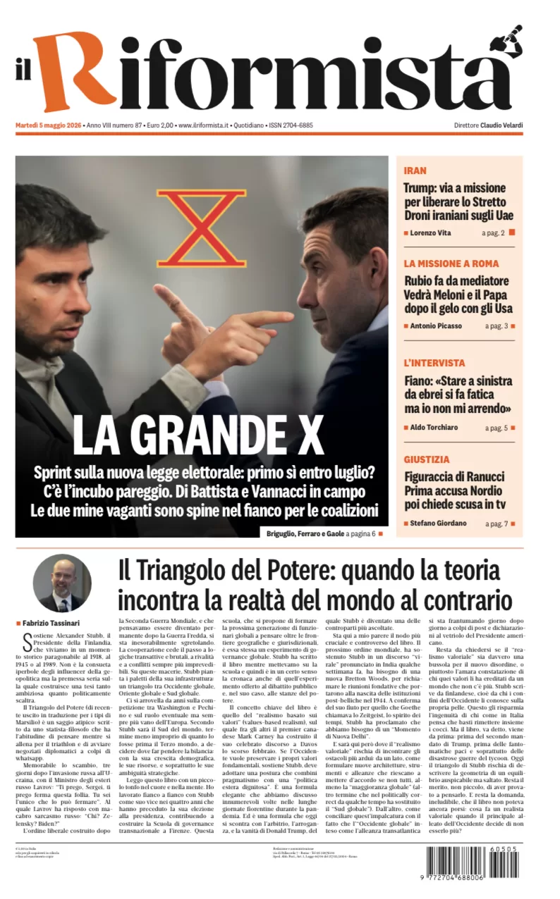 Quotidiano del 5 Maggio 2026