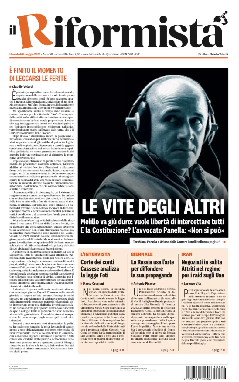 Quotidiano del 6 Maggio 2026