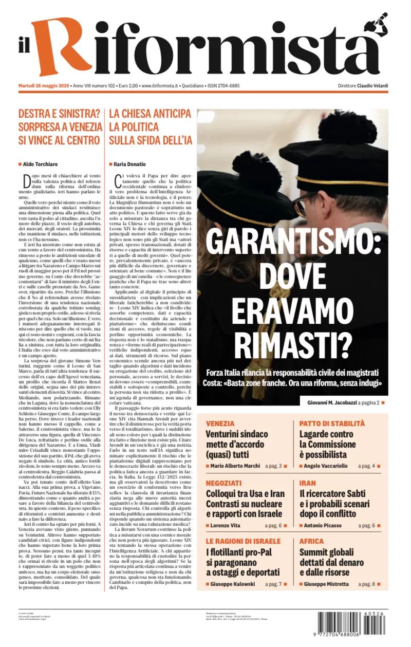 Quotidiano del 26 Maggio 2026