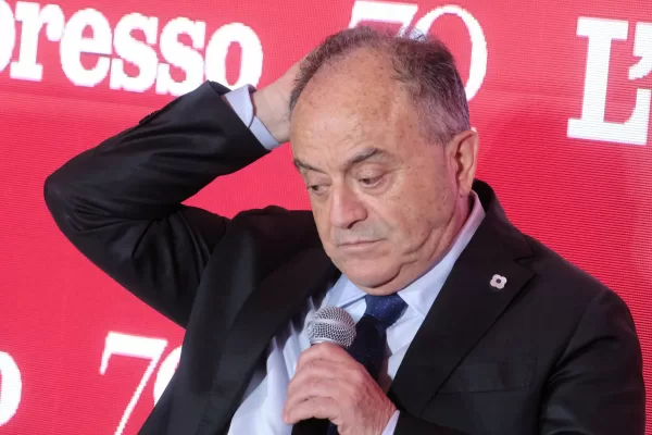 Nicola Gratteri, Procuratore della Repubblica di Napoli, in occasione della festa per celebrare i 70 anni del settimanale L’Espresso.  Roma, Mercoledì 19 Novembre 2025 (foto Mauro Scrobogna / LaPresse)  

Nicola Gratteri, Public Prosecutor of Naples, on the occasion of the party celebrating 70 years of the weekly magazine L’Espresso. Rome, Wednesday November 19 2025. (Photo by Mauro Scrobogna / LaPresse)