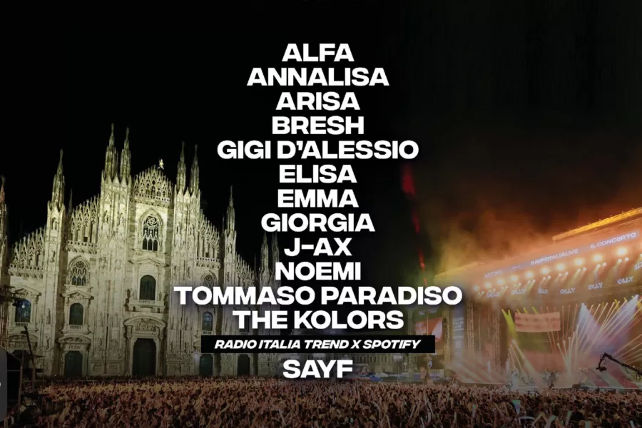 Radio Italia Live a Milano: la scaletta dei cantanti in ordine di esibizione. Aprono i The Kolors, chiude Annalisa