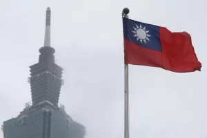 FILE – A Taiwan national flag flutters near the Taipei 101 building at the National Dr. Sun Yat-Sen Memorial Hall in Taipei, Taiwan, May 7, 2023. (AP Photo/Chiang Ying-ying, File) FILE – A Taiwan national flag flutters near the Taipei 101 building at the National Dr. Sun Yat-Sen Memorial Hall in Taipei, Taiwan, May 7, 2023. (AP Photo/Chiang Ying-ying, File)