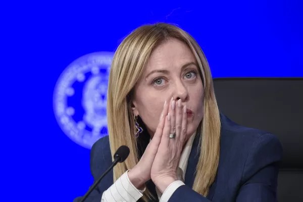 LA PRESIDENTE DEL CONSIGLIO GIORGIA MELONI