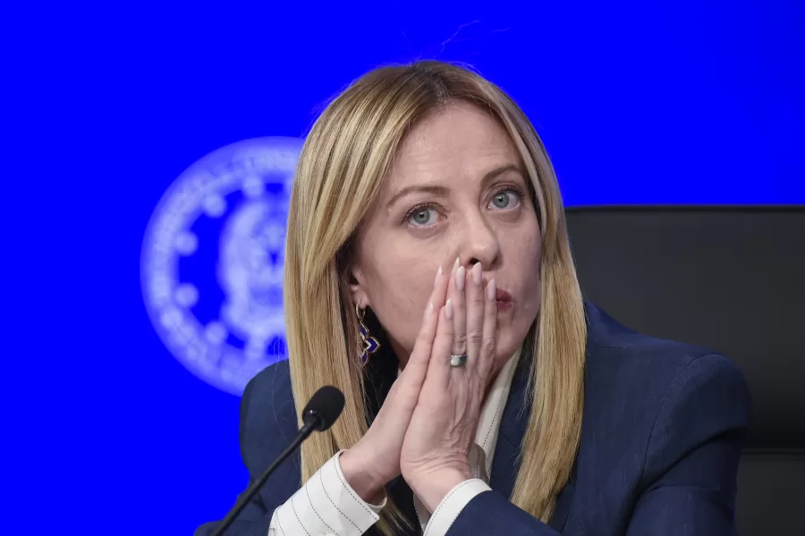 LA PRESIDENTE DEL CONSIGLIO GIORGIA MELONI