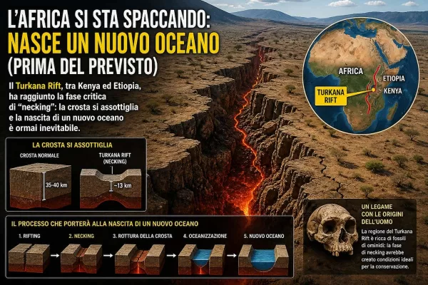 Cosa sta succedendo in Africa: il Turkana Rift e la nascita di un nuovo oceano (prima del previsto…)
