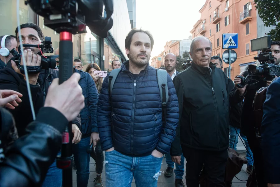 Andrea Sempio e Armando Palmegiani, Caso Garlasco Andrea Sempio a Roma per esami di genetica presso la clinica Genomica – Mercoledì 29, Ottobre 25, 2025. News  (Photo by  Valentina Stefanelli/Lapresse)

Andrea Sempio , Armando Palmegiani, Garlasco Case Andrea Sempio in Rome for genetic tests at the Genomica Clinic – Wednesday, October 29, 2025. News (Photo by Valentina Stefanelli/Lapresse)