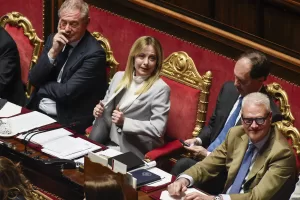 LA PRESIDENTE DEL CONSIGLIO GIORGIA MELONI