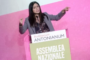 Pina Picierno PD MEP in occasione dellAssemblea Nazionale del Partito Democratico. Roma Domenica 14 Dicembre 2025 (foto Mauro Scrobogna / LaPresse)
Pina Picierno PD MEP at the National Assembly of the Democratic Party. Rome, Sunday December 14 2025. (Photo by Mauro Scrobogna / LaPresse) Pina Picierno PD MEP in occasione dellAssemblea Nazionale del Partito Democratico. Roma Domenica 14 Dicembre 2025 (foto Mauro Scrobogna / LaPresse)
Pina Picierno PD MEP at the National Assembly of the Democratic Party. Rome, Sunday December 14 2025. (Photo by Mauro Scrobogna / LaPresse)