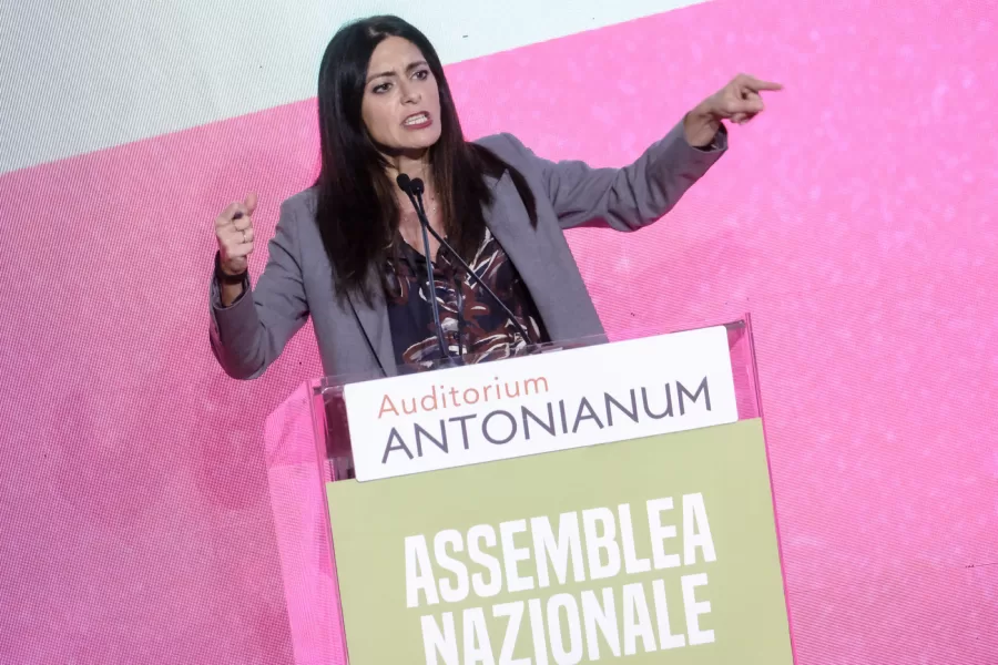 Pina Picierno PD MEP in occasione dellAssemblea Nazionale del Partito Democratico. Roma Domenica 14 Dicembre  2025 (foto Mauro Scrobogna / LaPresse)  

Pina Picierno PD MEP at the National Assembly of the Democratic Party. Rome, Sunday December 14 2025. (Photo by Mauro Scrobogna / LaPresse)