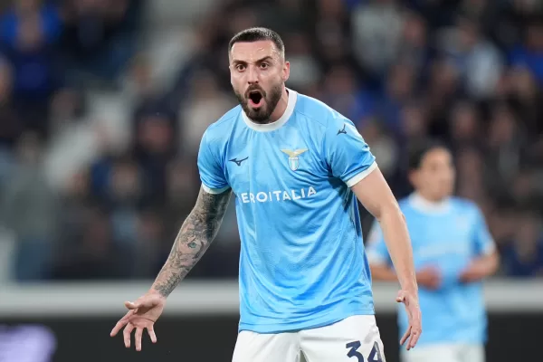 Lzios Mario Gila  during the Frecciarossa Italian Cup 2025/ 2026 soccer match between Atalanta and Lazio at the New Balance Stadium in Bergamo, north Italy – Wednesday , April  22 , 2026. Sport – Soccer . (Photo by Spada/LaPresse)